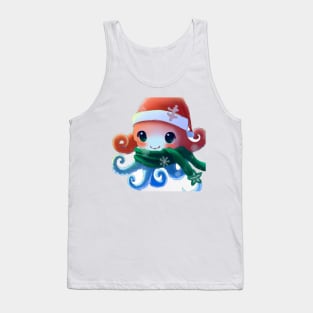 Cute Octopus Drawing Tank Top